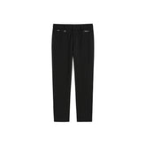 Men's Black Printed Pants